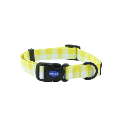 Ancol Soho Yellow Check Collar Medium